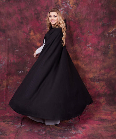 Wool Cape - Winter Heavy Coat - Special Design