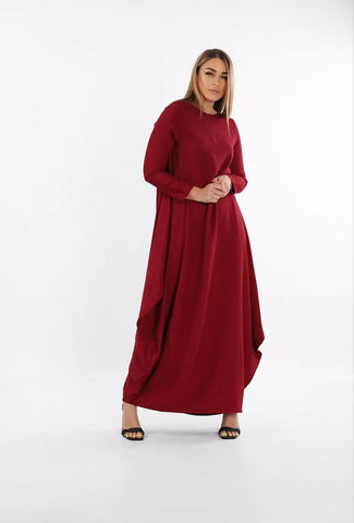 Relaxed Fit Linen Dress - Butterfly